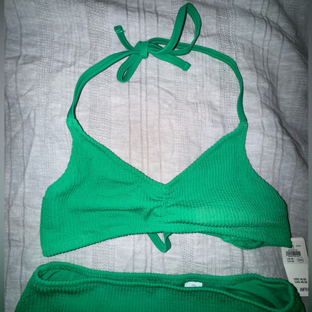 aerie bikini top and bottom